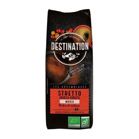 Bio káva mletá Stretto 250 g