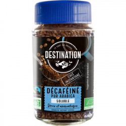 Bio instantní káva bez kofeinu Destination 100 g