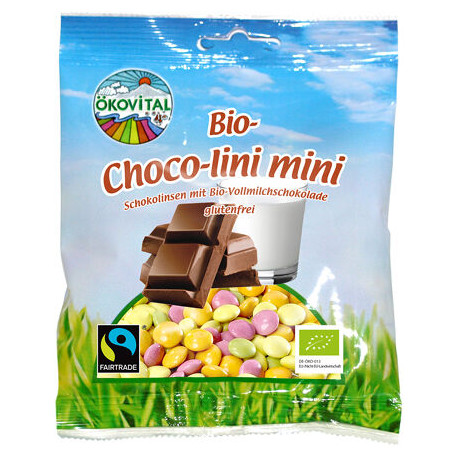 Bio čokoládové dražé barevné ÖKOVITAL 100 g
