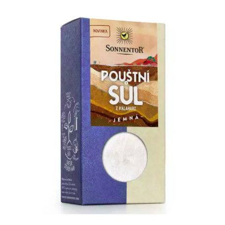 Sonnentor Pouštní sůl z Kalahari 150 g krabička