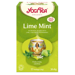 Bio Limetka Máta Yogi Tea 17 x 1,8 g