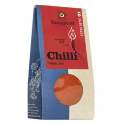 Sonnentor Chilli extra ostré, mleté (Kayenský pepř) bio 40 g krabička koření