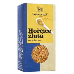 Sonnentor Hořčice žlutá semínka bio 120 g krabička koření