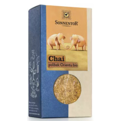 Sonnentor Chai polibek Orientu – směs květů a koření s cukrem bio 70 g krabička koření