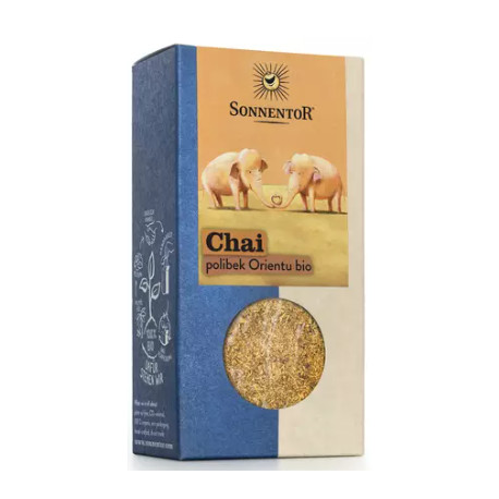 Sonnentor Chai - polibek Orientu - směs květů a koření s cukrem bio 70 g