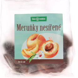 Bio sušené meruňky nesířené bio nebio 150 g