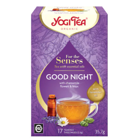 Bio Pro smysly - Dobrou noc Yogi Tea 17 x 2,1 g