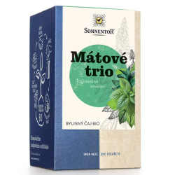 Sonnentor Mátové trio bio porcovaný dvoukomorový čaj 27 g